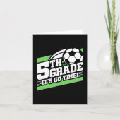 サッカーの第5回サッカー初日新学期 カード (正面)