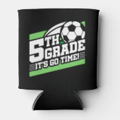 サッカーの第5回サッカー初日新学期 缶クーラー (正面)