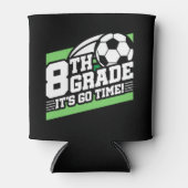 サッカーの第8回サッカー初日新学期 缶クーラー (正面)