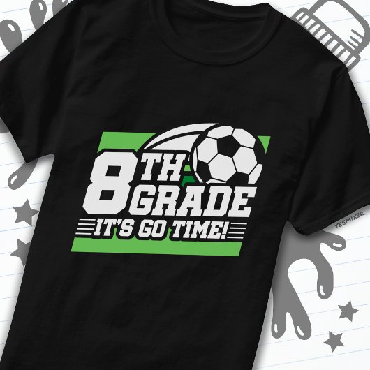 サッカーの第8回サッカー初日新学期 Tシャツ