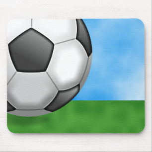 サッカーの背景 マウスパッド