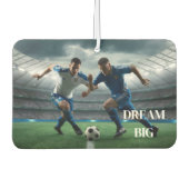 サッカーの自動空気清浄機 カーエアーフレッシュナー (正面)