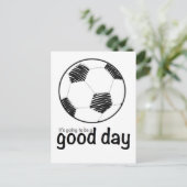 サッカーの良い日 ポストカード (スタンド正面)