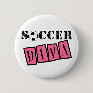 サッカーの花型女性歌手 缶バッジ
