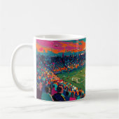 サッカーの芸術 (#1) コーヒーマグカップ (左)