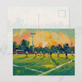 サッカーの芸術 (#2) シーズンポストカード (正面/裏面)