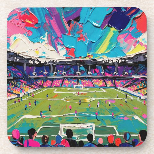 サッカーの芸術 (#3) コースター (正面)