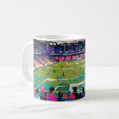 サッカーの芸術 (#3) コーヒーマグカップ (正面左)