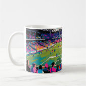 サッカーの芸術 (#3) コーヒーマグカップ (左)