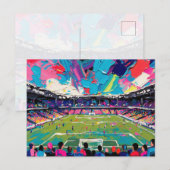 サッカーの芸術 (#3) ポストカード (正面/裏面)