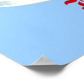 サッカーの英国国旗 ポスター (角)