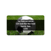 サッカーの草原 ラベル (正面)