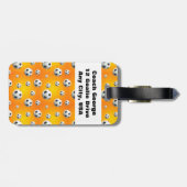 サッカーの荷物のタグ ラゲッジタグ (裏面横)