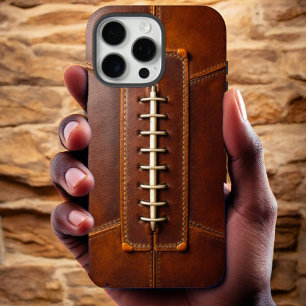 サッカーの融合 – 革 iPhone 16 PRO MAXケース