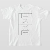 サッカーの表裏100日を蹴った Tシャツ (レイダウン)