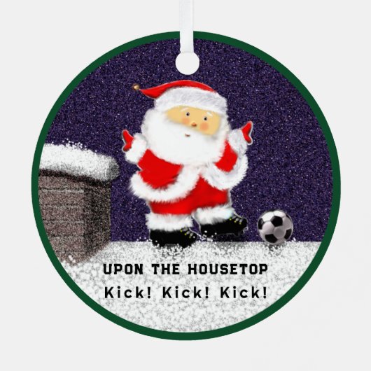 サッカーの記念品 名前入り メタルオーナメント (裏面)