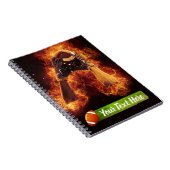 サッカーの試合中 ノートブック (右側)