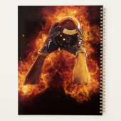 サッカーの試合中 プランナー手帳 (裏面)