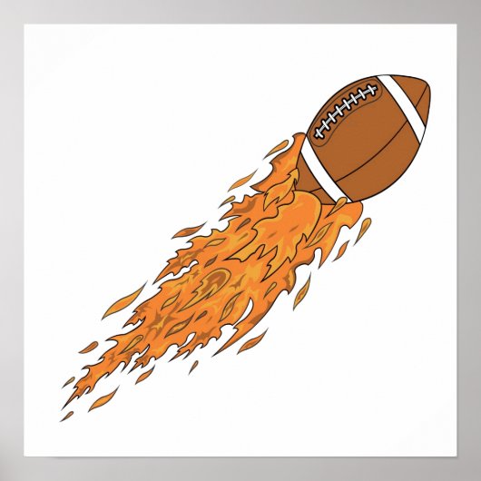 サッカーの試合中 ポスター (正面)