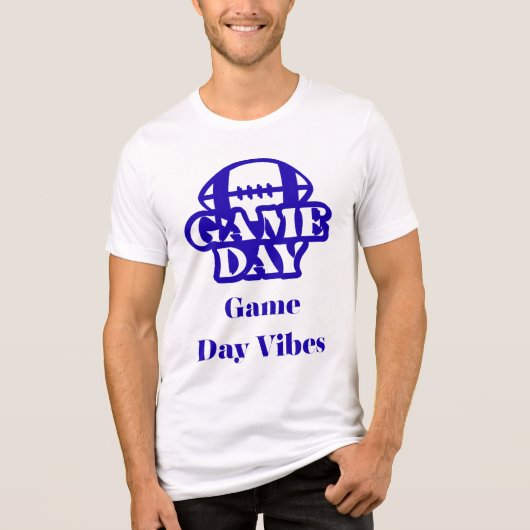 サッカーの試合日のTシャツ トライブレンドTシャツ (正面)