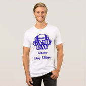 サッカーの試合日のTシャツ トライブレンドTシャツ (正面全面)