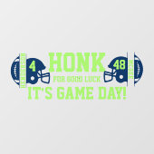 サッカーの試合日帰りウィンドウSUVにしがみつく ウィンドウサイン (シート)