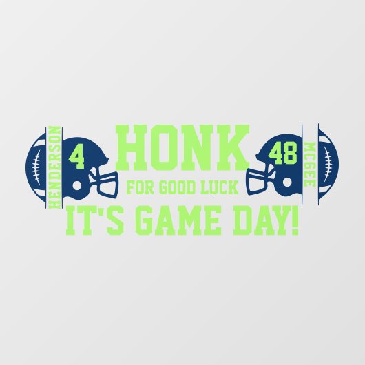 サッカーの試合日帰りウィンドウSUVにしがみつく ウィンドウサイン (シート)