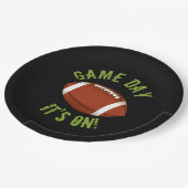 サッカーの試合日 ペーパープレート (アングル)