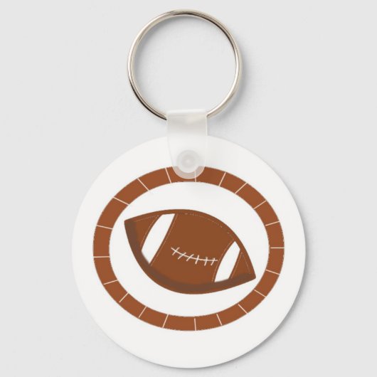 サッカーの試合 キーホルダー (正面)