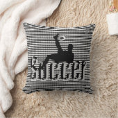 サッカーの試合、クッション クッション (ブランケット)