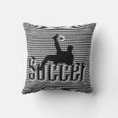 サッカーの試合、クッション クッション (裏面)