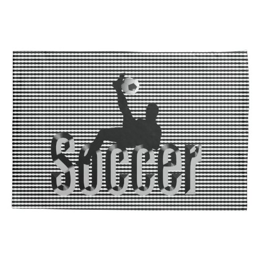 サッカーの試合,ピローケース 枕カバー (裏面)