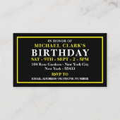 サッカーの試合、子供の誕生日パーティーのチケット エンクロージャーカード (裏面)