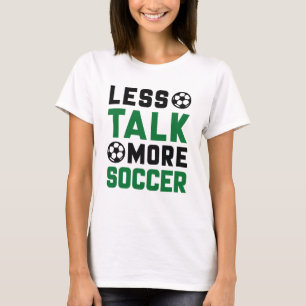 サッカーの話が減る Tシャツ