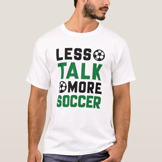 サッカーの話が減る Tシャツ (正面)