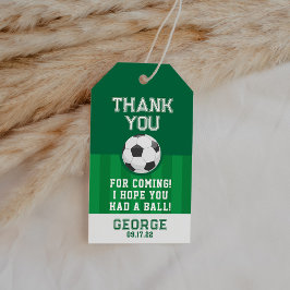 サッカーの誕生日パーティーお願い ギフトタグ