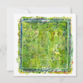 サッカーの誕生日パーティーの招待 – サッカーパーティー 招待状 (裏面)