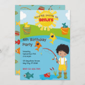 サッカーの誕生日パーティーへの招待 シーズンカード (正面/裏面)