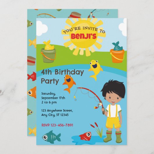 サッカーの誕生日パーティーへの招待 シーズンカード (正面/裏面)