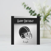 サッカーの誕生日パーティーへの招待 招待状 (スタンド正面)