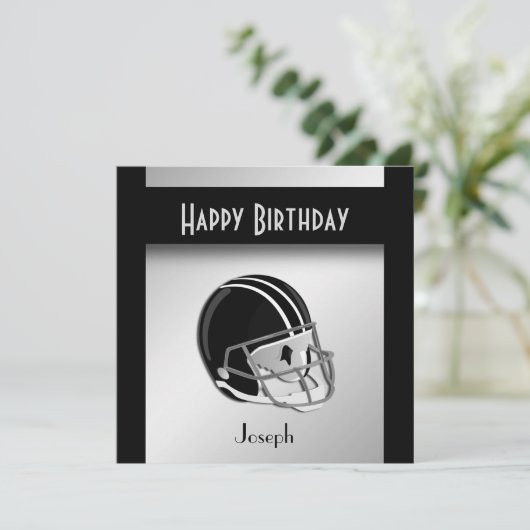 サッカーの誕生日パーティーへの招待 招待状 (スタンド正面)