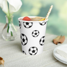 サッカーの誕生日パーティー用の紙コップ サッカーのお祝いに 紙コップ