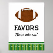 サッカーの誕生日パーティー |お引き立て下さい ポスター (正面)