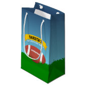 サッカーの誕生日パーティー スモールペーパーバッグ (正面アングル)