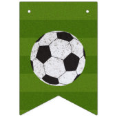 サッカーの誕生日パーティー バンティングフラッグ (第1の旗)