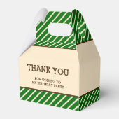 サッカーの誕生日パーティー フェイバーボックス (裏面サイド)