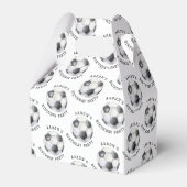 サッカーの誕生日パーティー フェイバーボックス (裏面サイド)