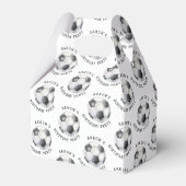サッカーの誕生日パーティー フェイバーボックス (正面サイド)