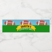 サッカーの誕生日パーティー ペットボトルラベル (シングルラベル)