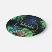 サッカーの誕生日パーティー ペーパープレート (アングル)